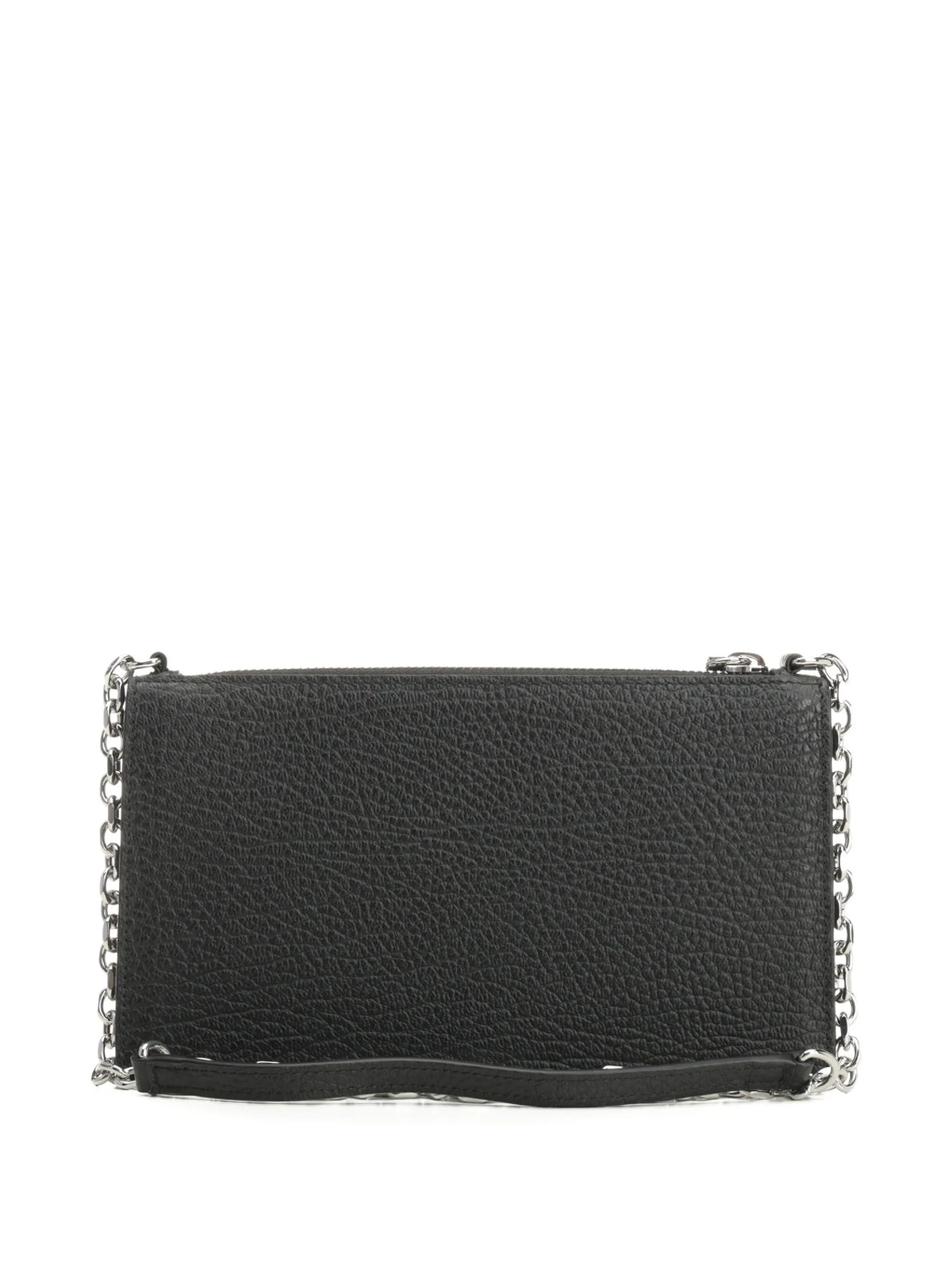 Maison Margiela cartera con cadena y cierre - Negro - imagen 2