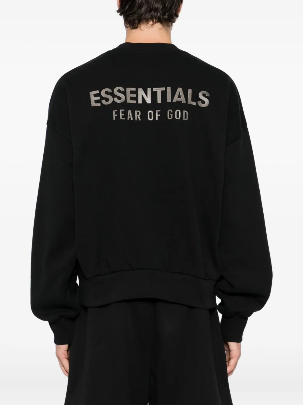 FEAR OF GOD ESSENTIALS sudadera con logo en relieve