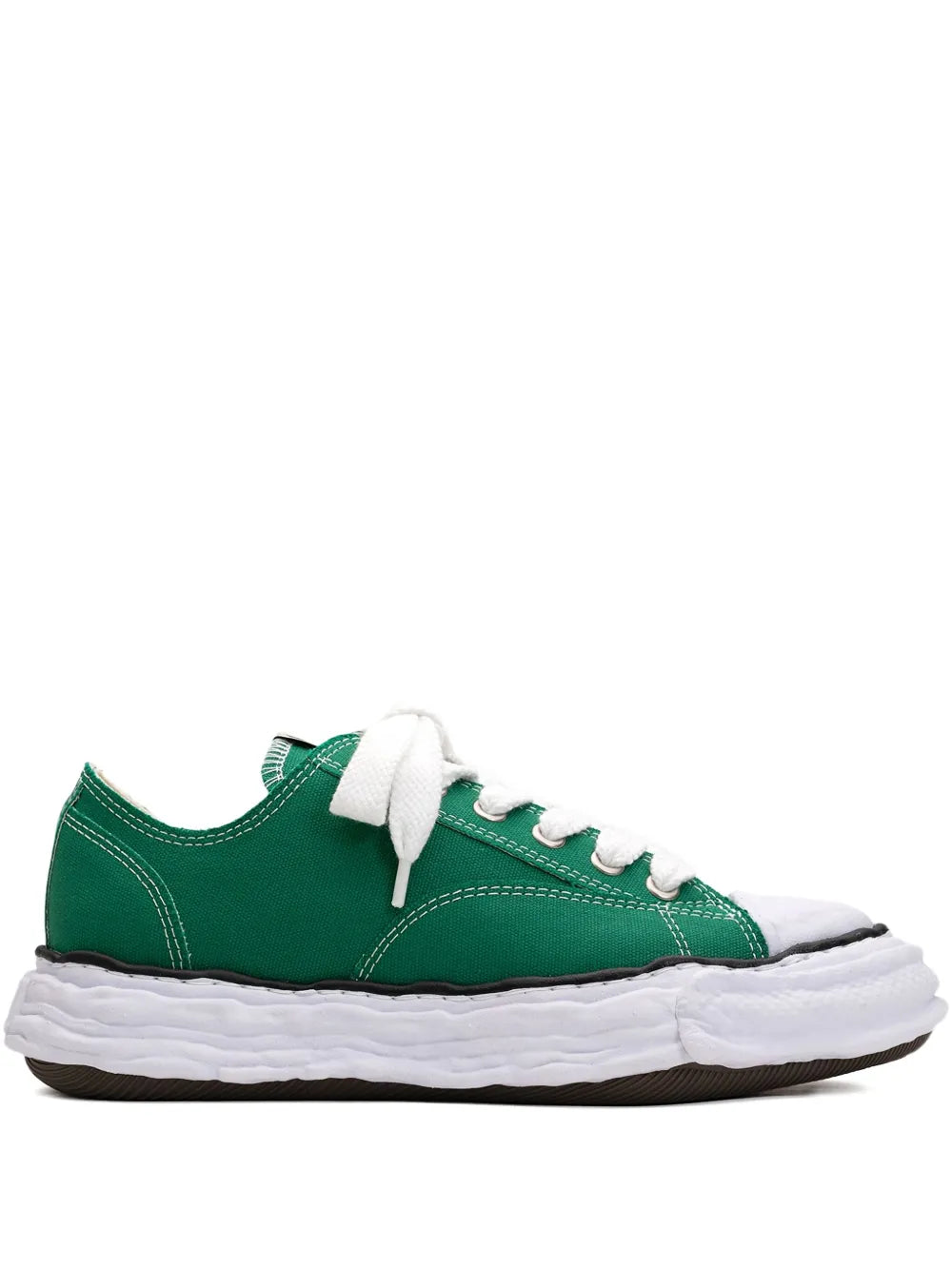 Maison MIHARA YASUHIRO tenis bajos Hank - verde