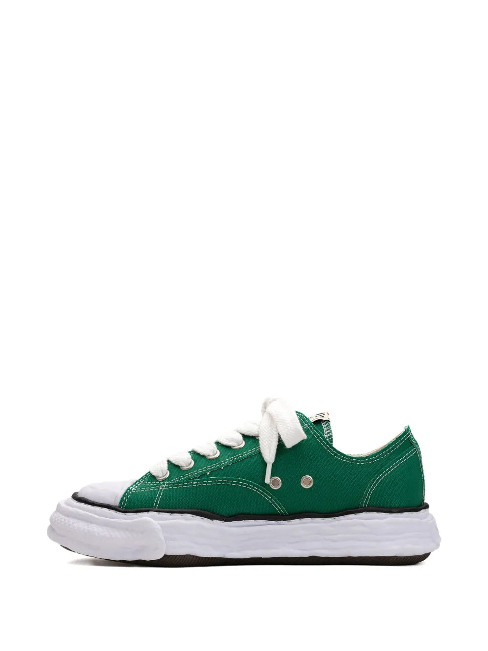 Maison MIHARA YASUHIRO tenis bajos Hank - verde