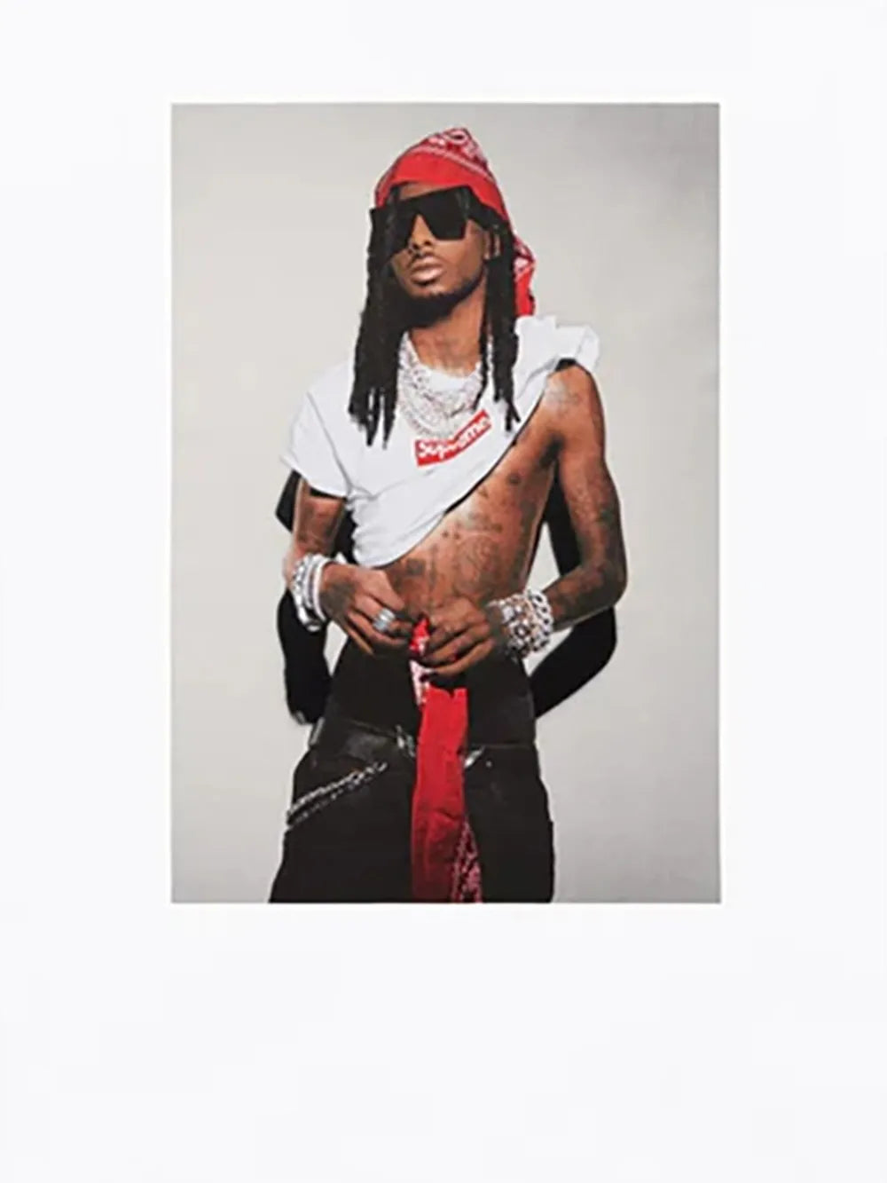 Supreme playera Stadium Playboi Carti White - Blanco - imagen 2