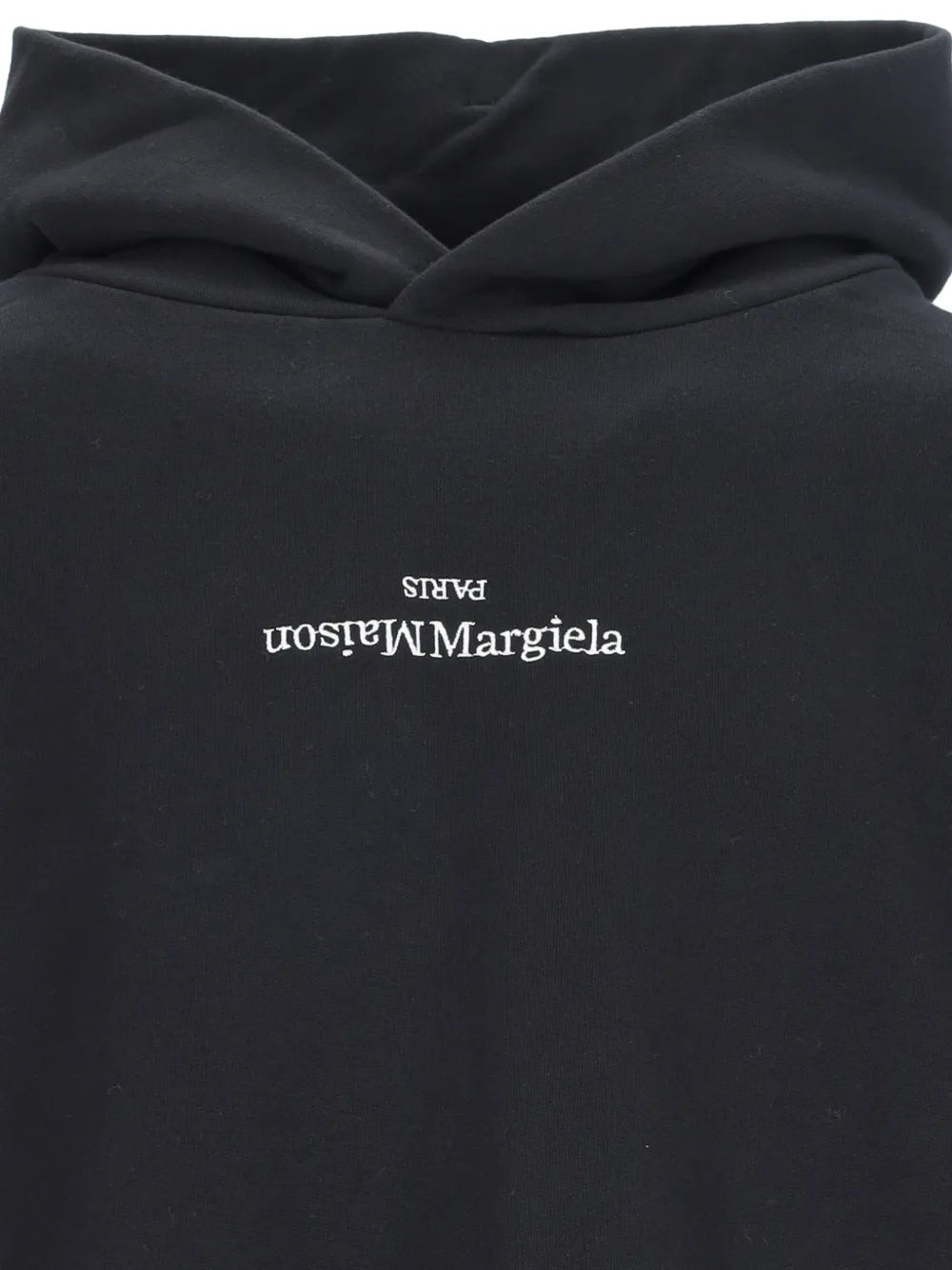 Maison Margiela hoodie con logo estampado - Negro - imagen 4