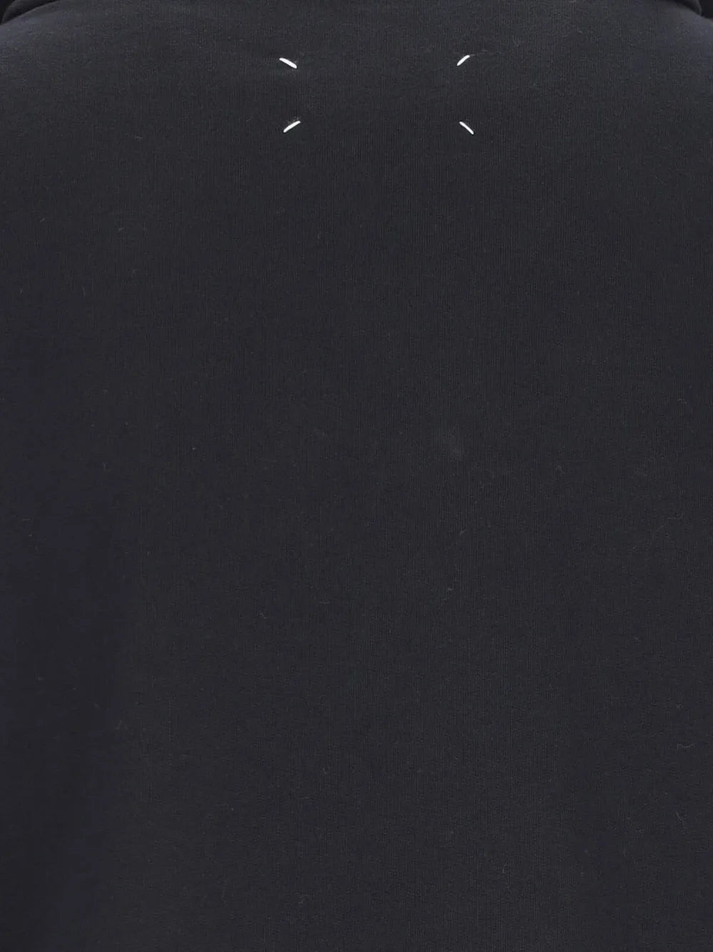 Maison Margiela hoodie con logo estampado - Negro - imagen 3