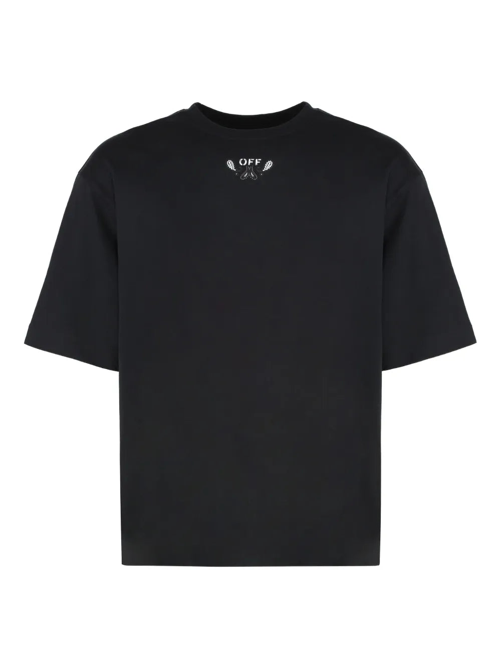 Off-White playera con estampado de cachemira