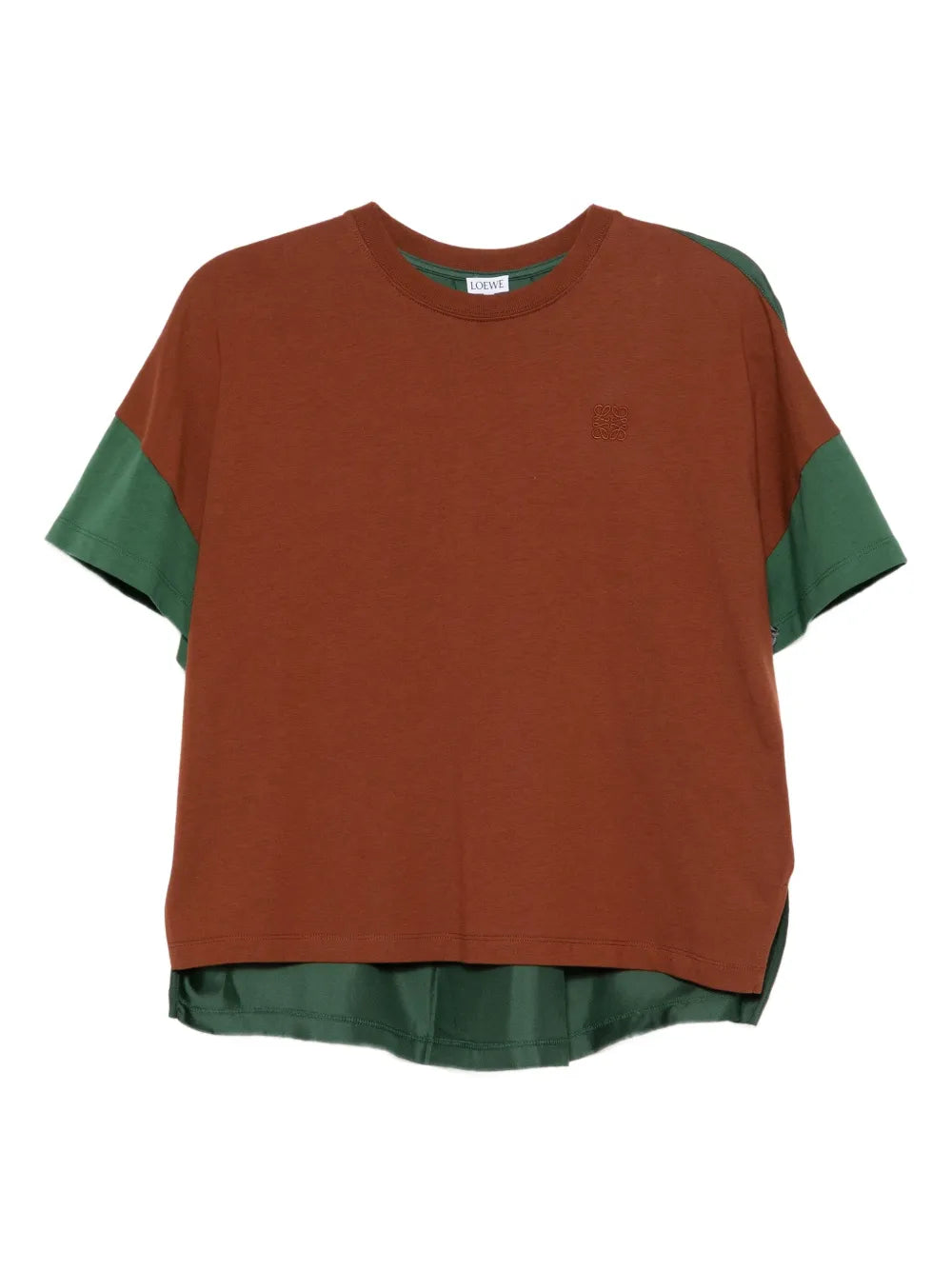 LOEWE playera de seda con logo