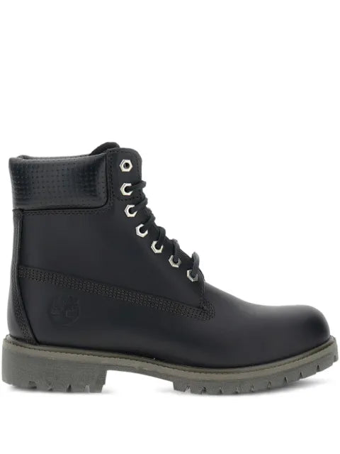Timberland botas con agujetas y cuello capitonado
