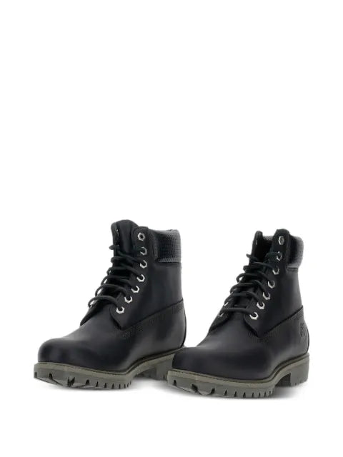 Timberland botas con agujetas y cuello capitonado