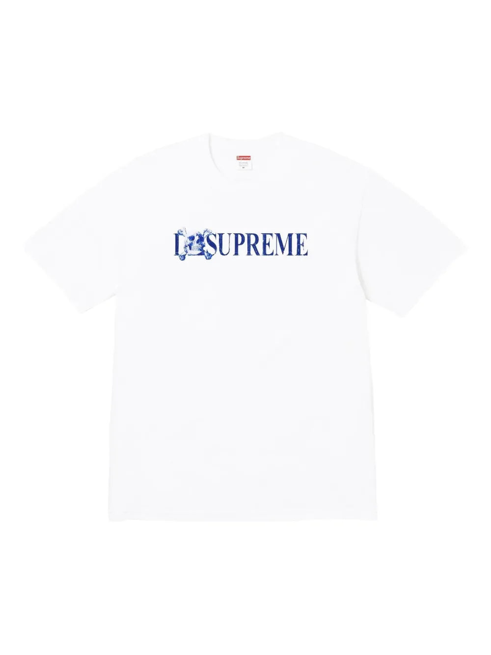 Supreme playera con motivo Skull - Blanco - imagen 1