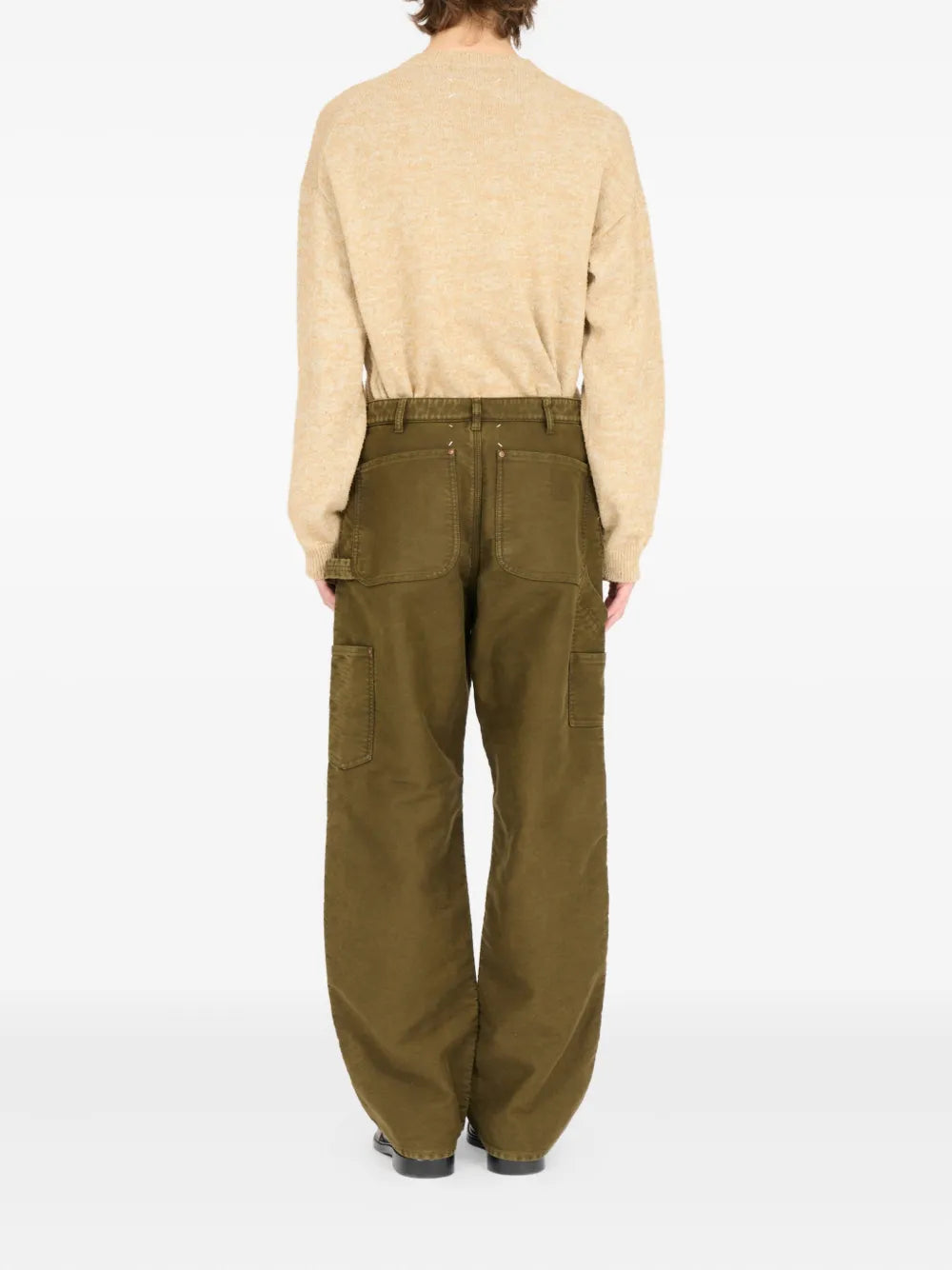 Maison Margiela pantalones anchos - Marrón - imagen 4