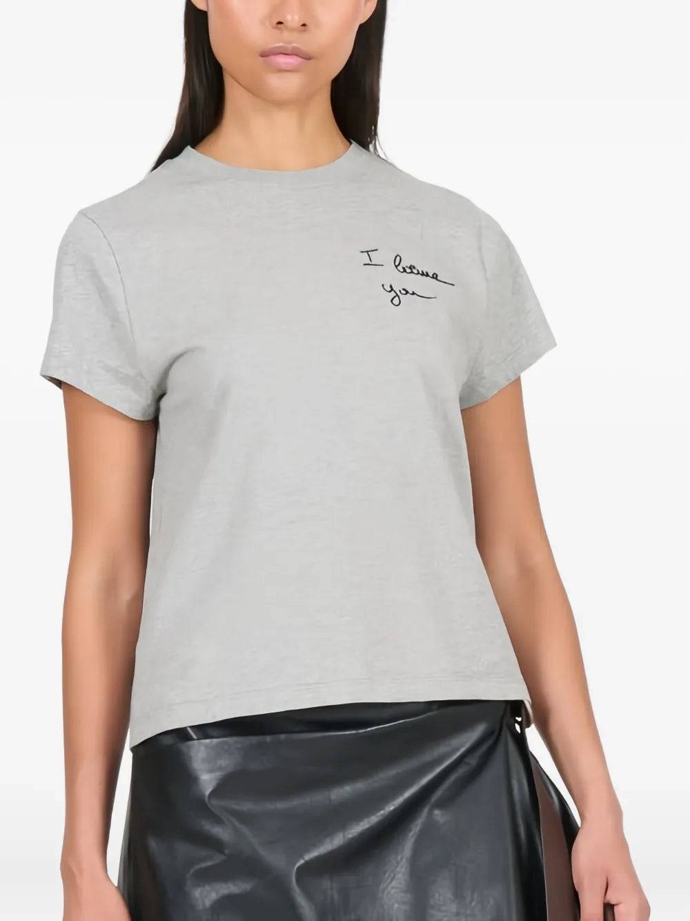 LOEWE playera bordada manga corta
