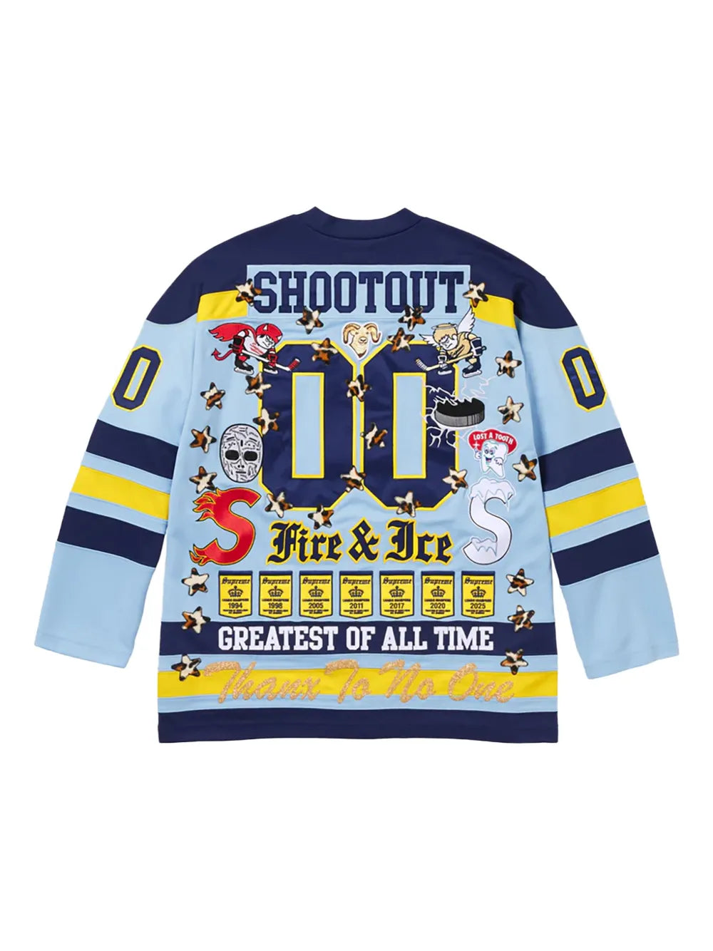 Supreme playera Fire & Ice Hockey - Azul - imagen 2