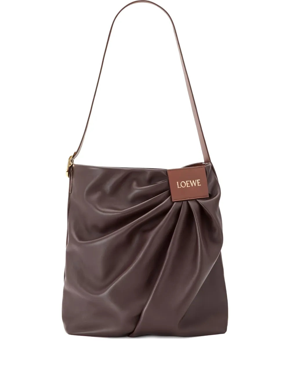 LOEWE bolsa de hombro drapeada