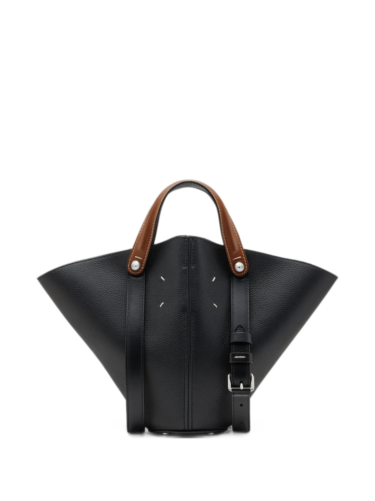Maison Margiela tote Dress-age pequeña de piel - Negro - imagen 1