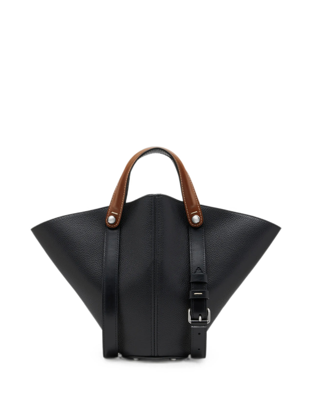Maison Margiela tote Dress-age pequeña de piel - Negro - imagen 2
