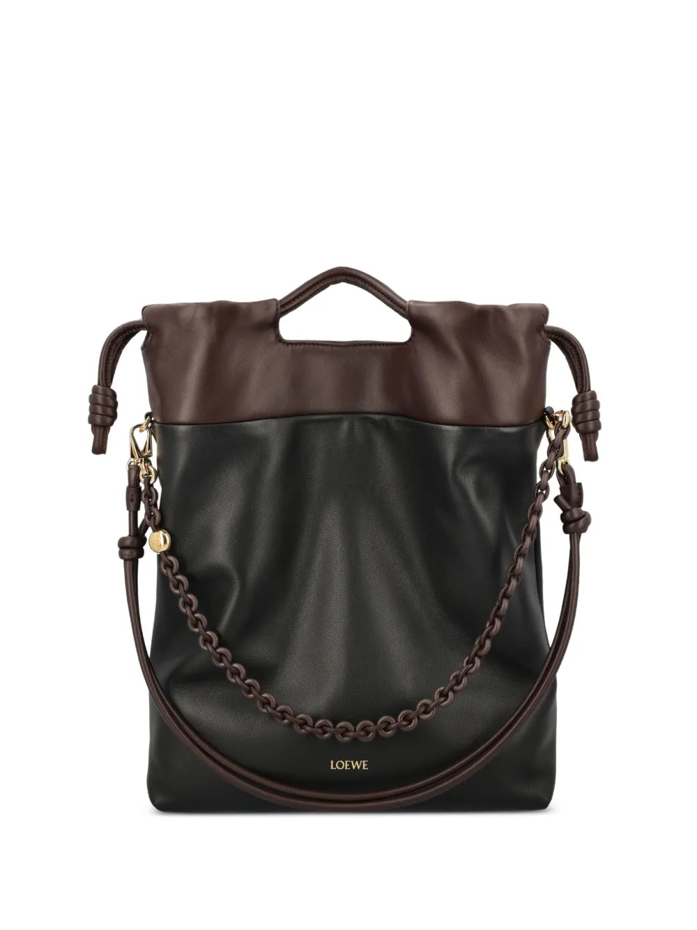 LOEWE bolsa de hombro con detalle de cadena