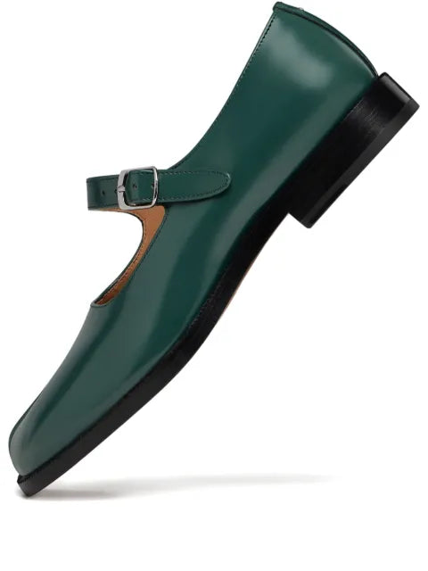 Maison Margiela zapatos Tabi Mary Jane de piel - Verde - vista 1