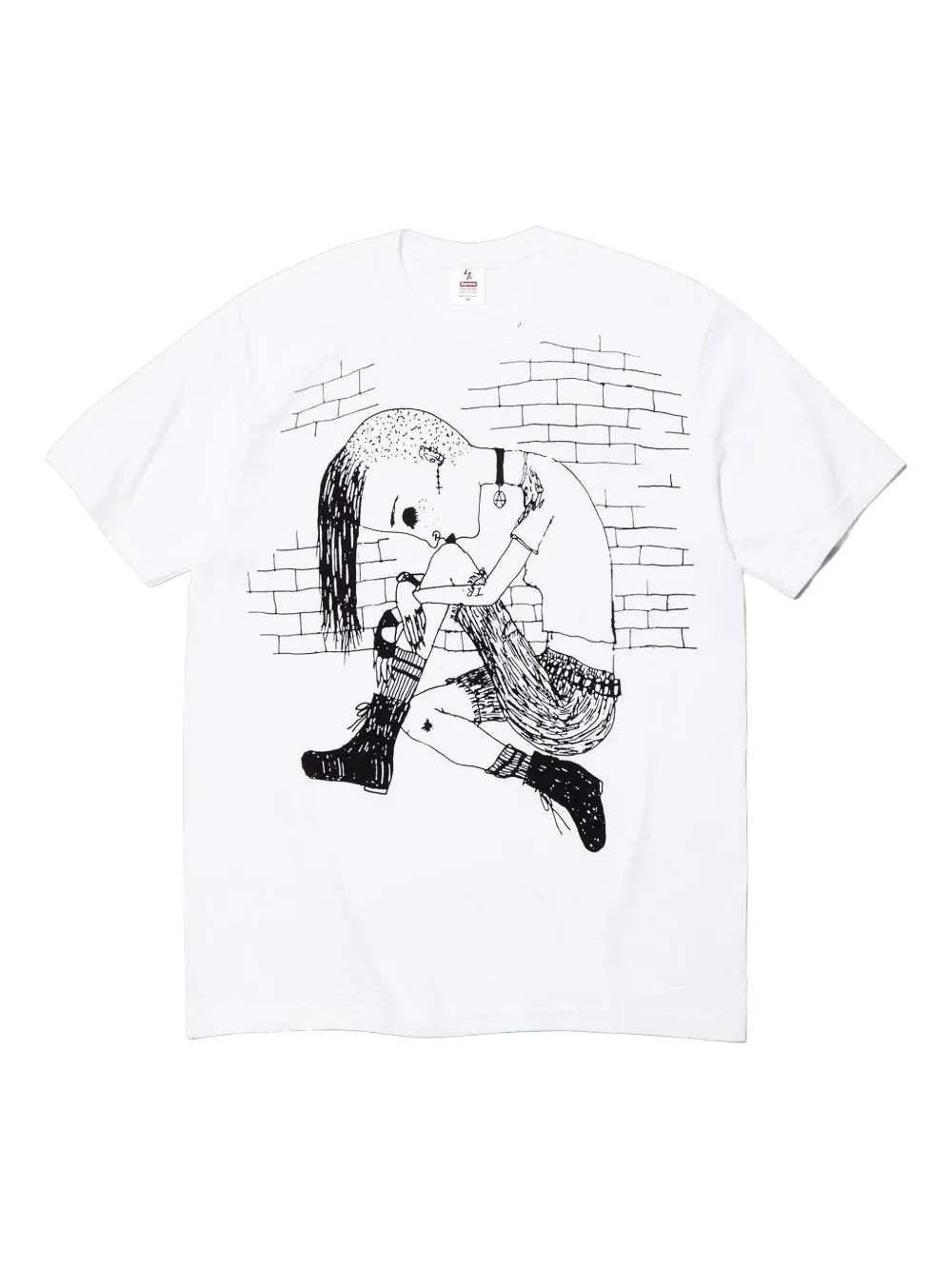 Supreme playera con estampado gráfico - Blanco - imagen 1