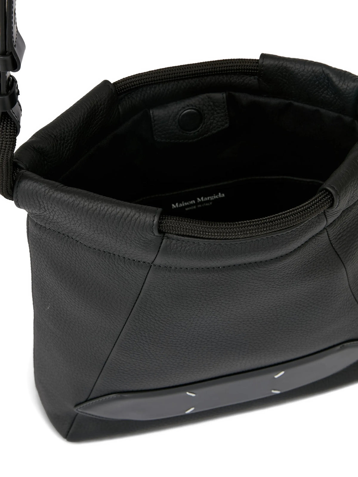 Maison Margiela bolsa de hombro con detalles de costuras - Negro - imagen 4