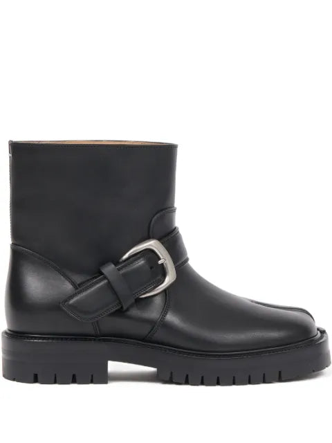 Maison Margiela botines Tabi County de piel - Negro - vista 1