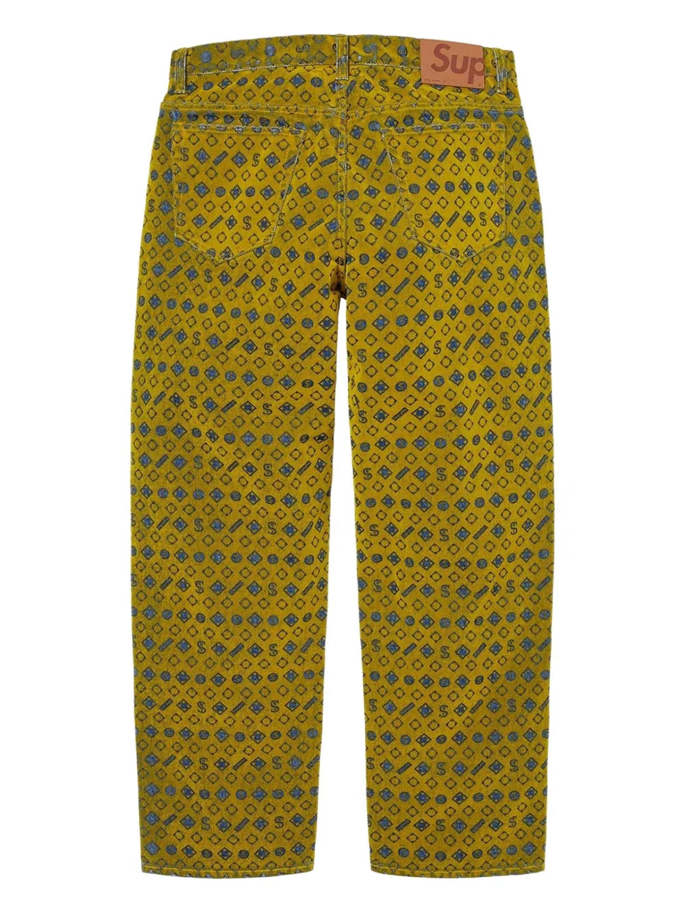 Supreme jeans afelpados - Amarillo - imagen 2