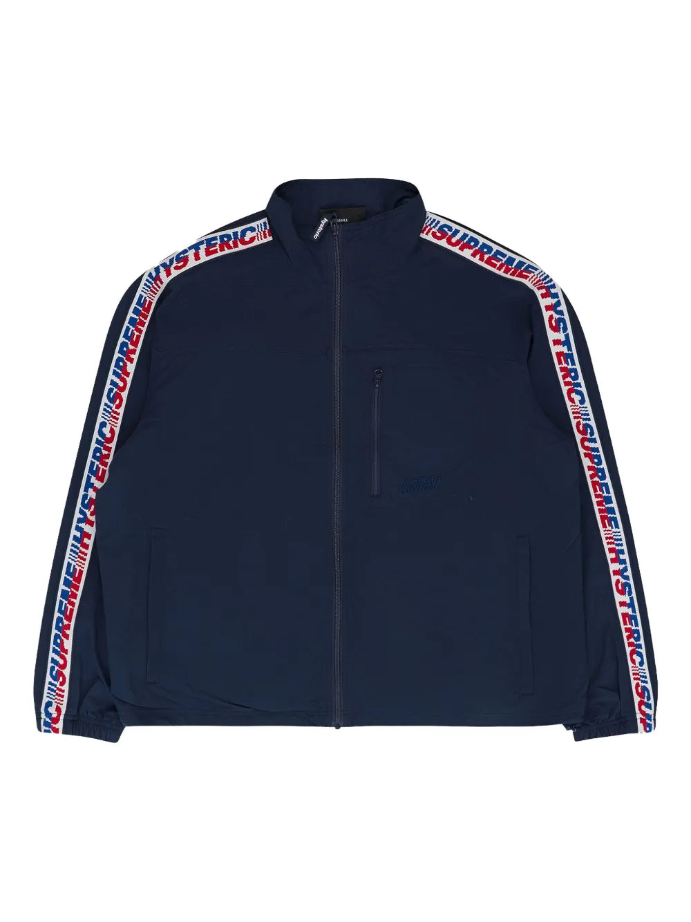 Supreme chamarra deportiva con franja del logo en colaboración con Hysteric Glamour - Azul - imagen 1