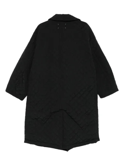Maison Margiela abrigo capitonado con logo de cuatro costuras - imagen 2