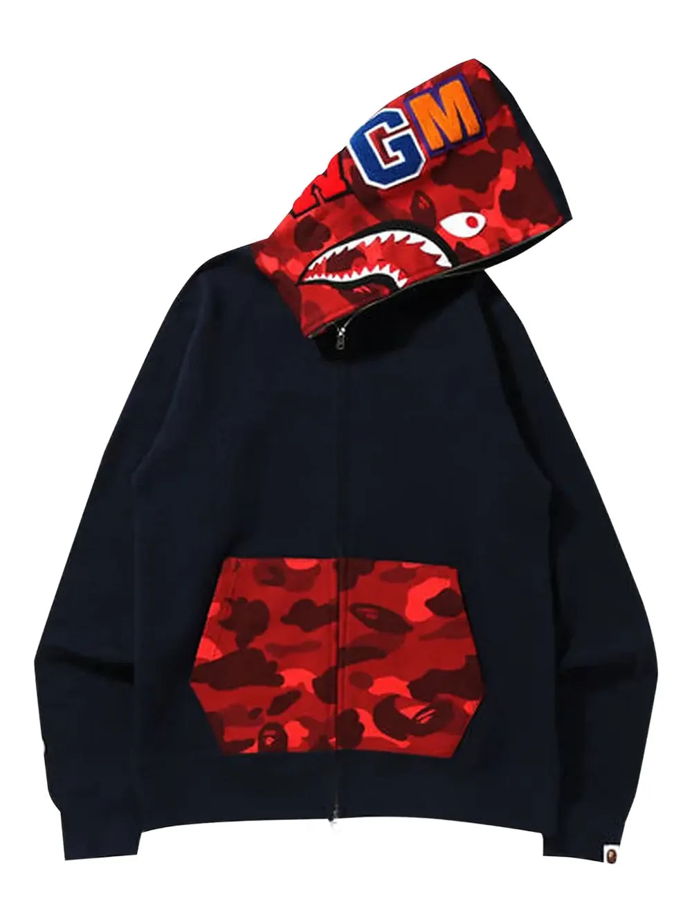 A BATHING APE® hoodie Camo Shark