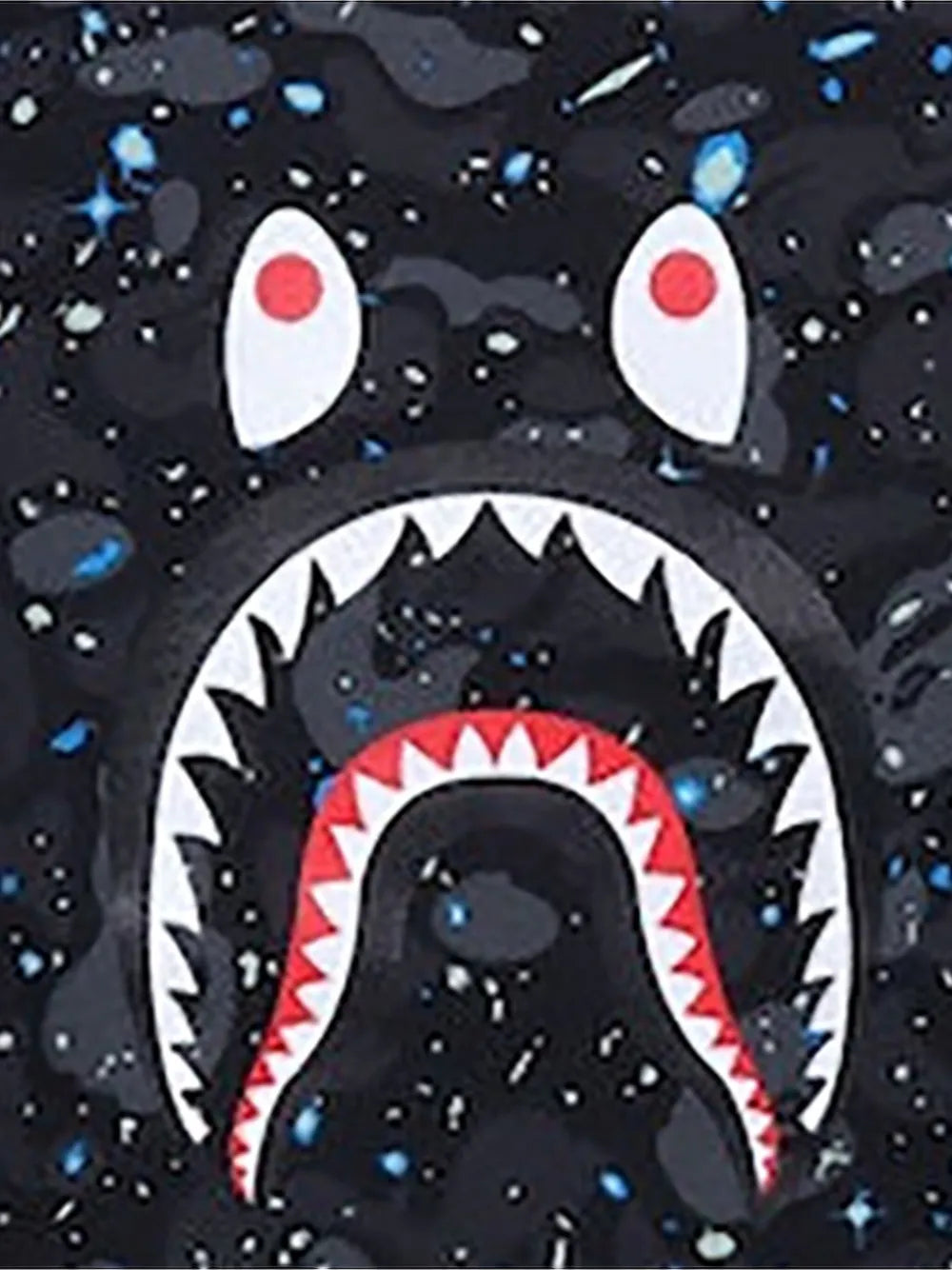 A BATHING APE® top Space Camo Shark