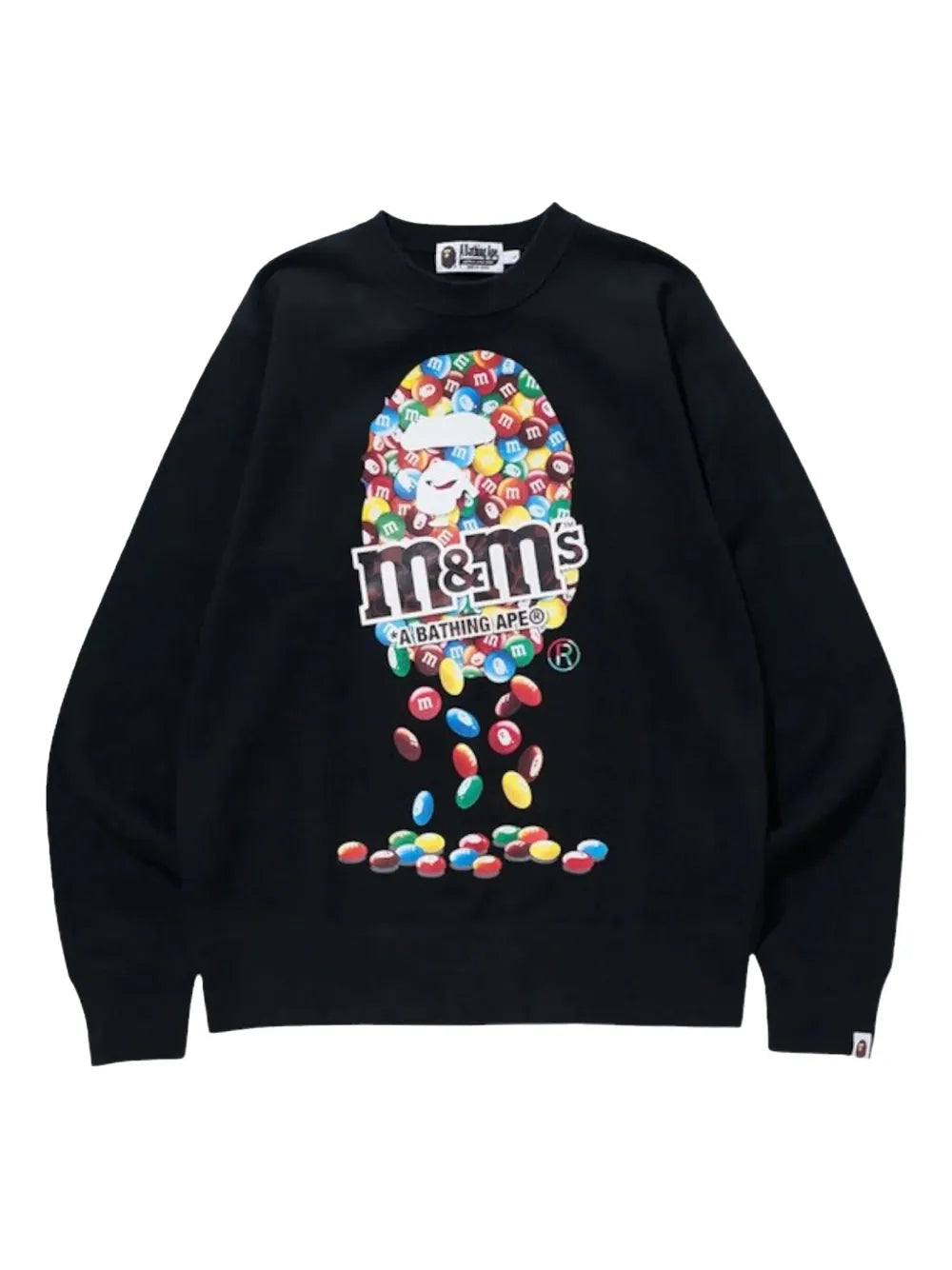 A BATHING APE® sudadera con cuello redondo en colaboración con M&M's