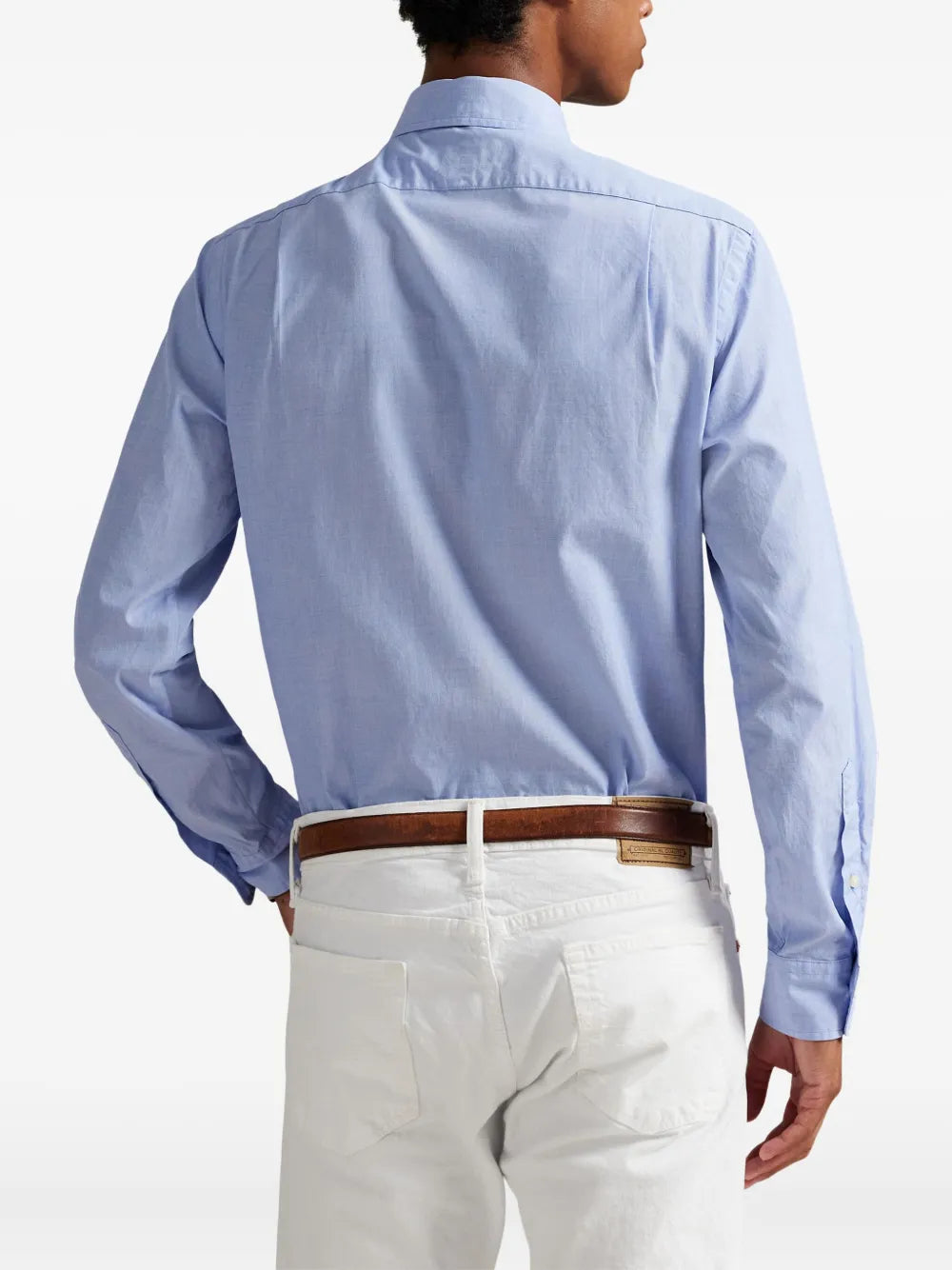 Polo Ralph Lauren camisa manga larga con cuello de pico
