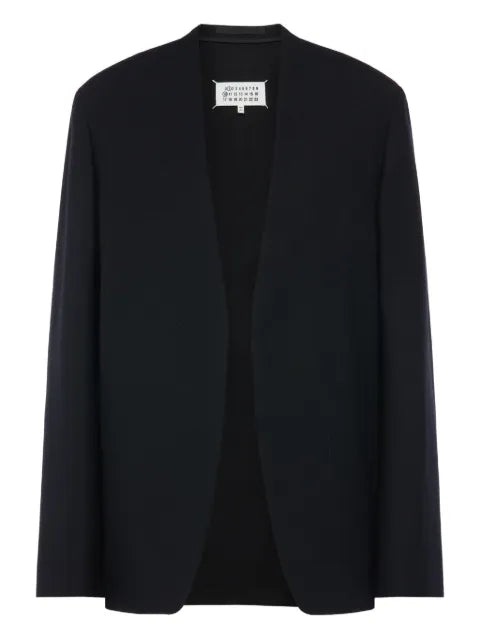 Maison Margiela blazer con diseño abierto y detalle de cuatro costuras - imagen 1