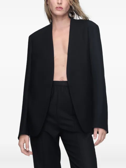 Maison Margiela blazer con diseño abierto y detalle de cuatro costuras - imagen 2