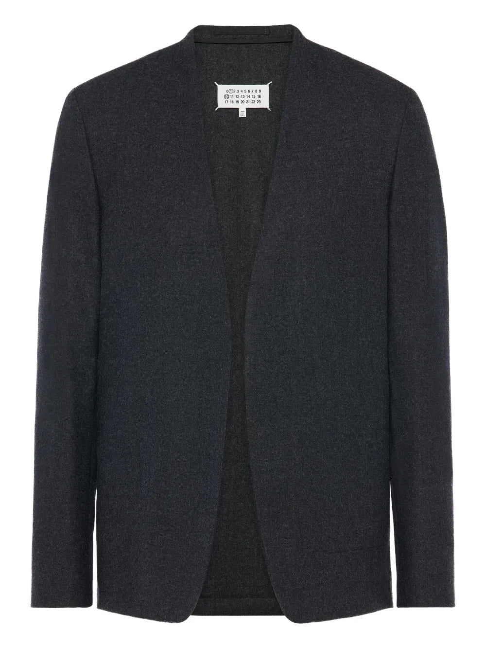 Maison Margiela blazer sin cuello con cuatro costuras - Gris - imagen 1
