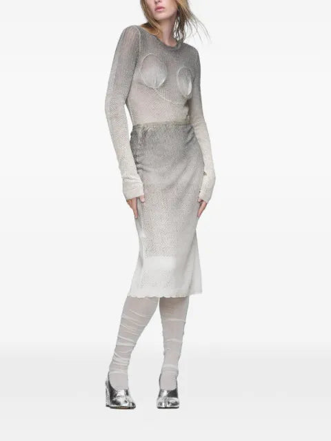 Maison Margiela suéter traslúcido - imagen 2