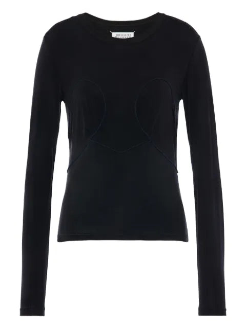 Maison Margiela playera con detalle de costuras - imagen 1