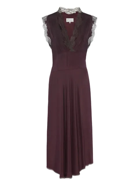 Maison Margiela vestido midi de seda - imagen 1