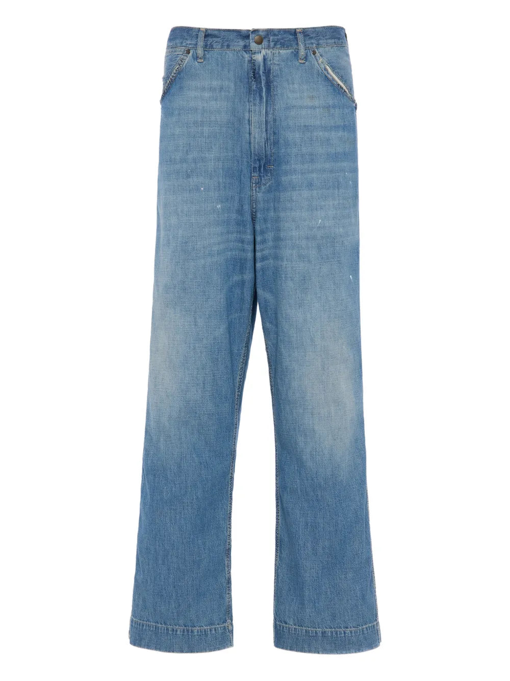 Maison Margiela jeans con parche del logo - Azul - imagen 1
