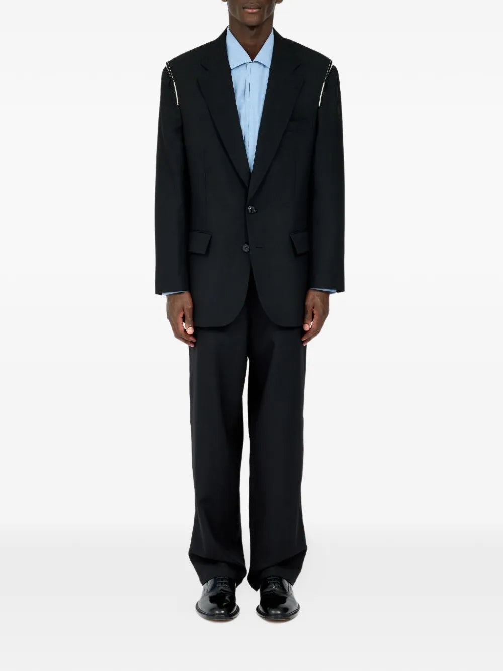 Maison Margiela blazer con botones - Negro - imagen 3