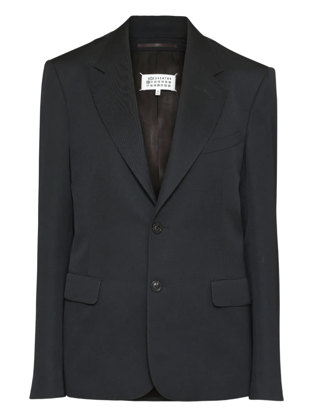 Maison Margiela blazer de lana con botones - Negro - imagen 1