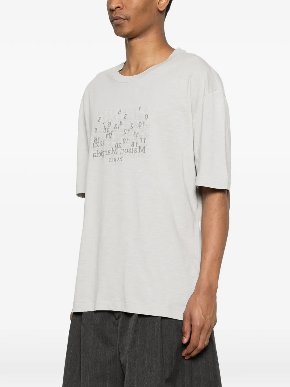 Maison Margiela playera con motivo gráfico - Gris - imagen 3