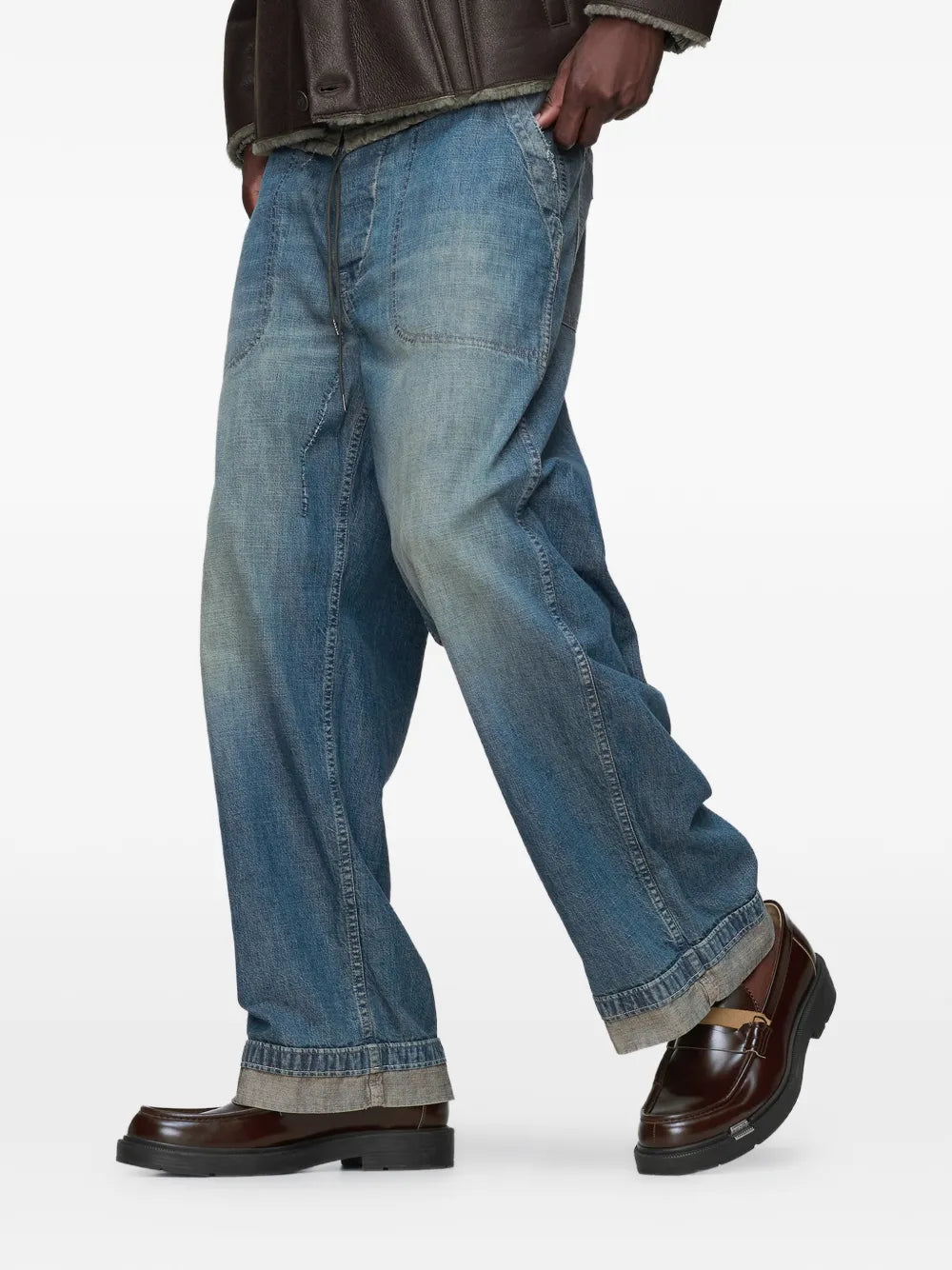Maison Margiela jeans anchos - Azul - imagen 4