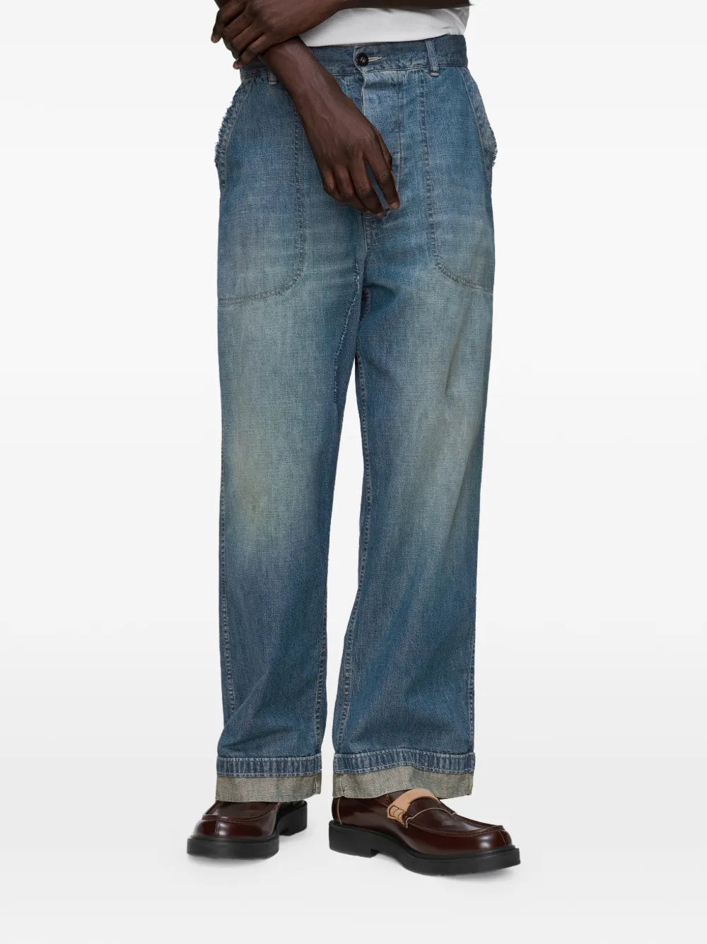 Maison Margiela jeans anchos - Azul - imagen 2