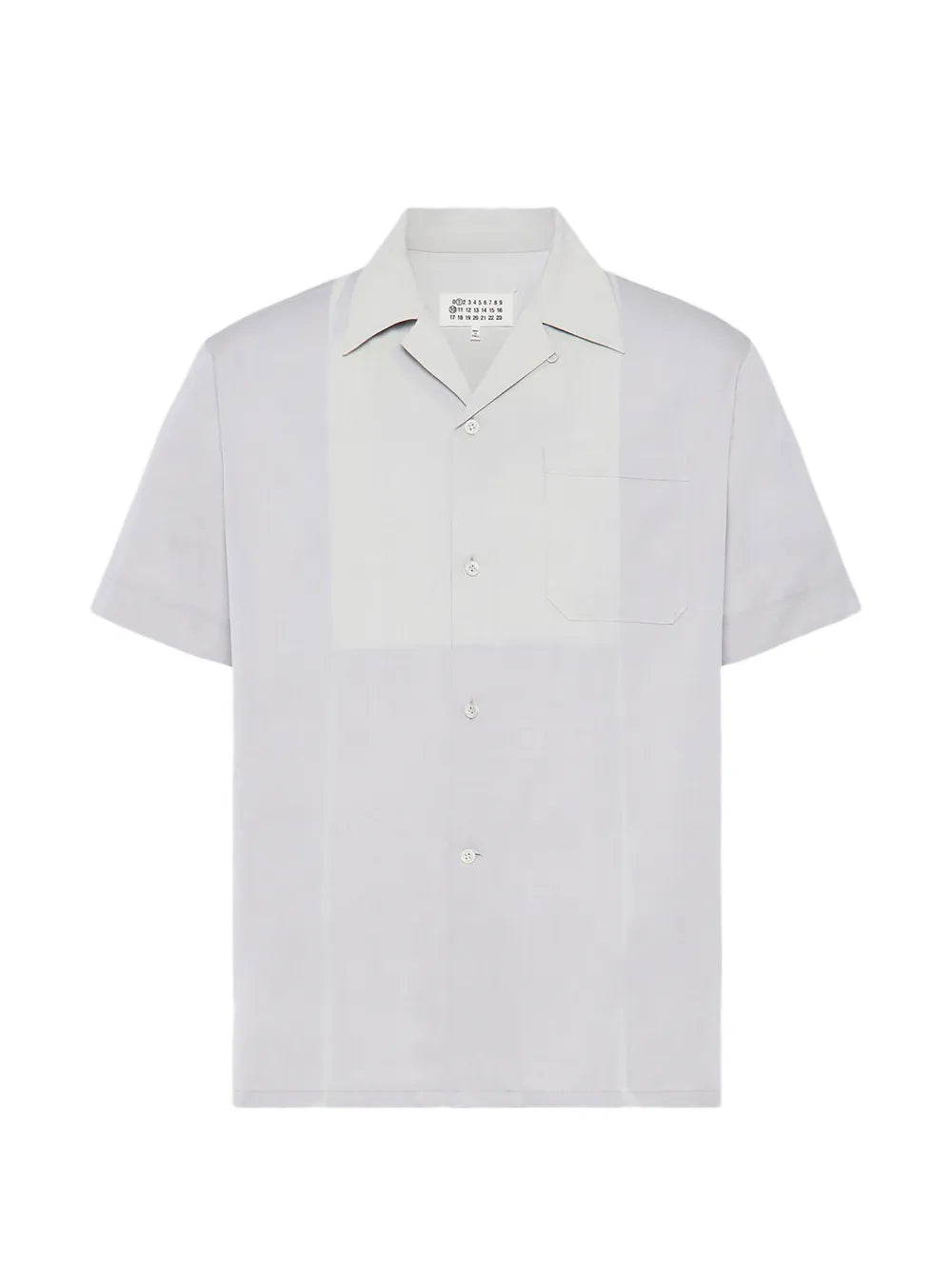 Maison Margiela camisa bowling de algodón - Gris - imagen 1