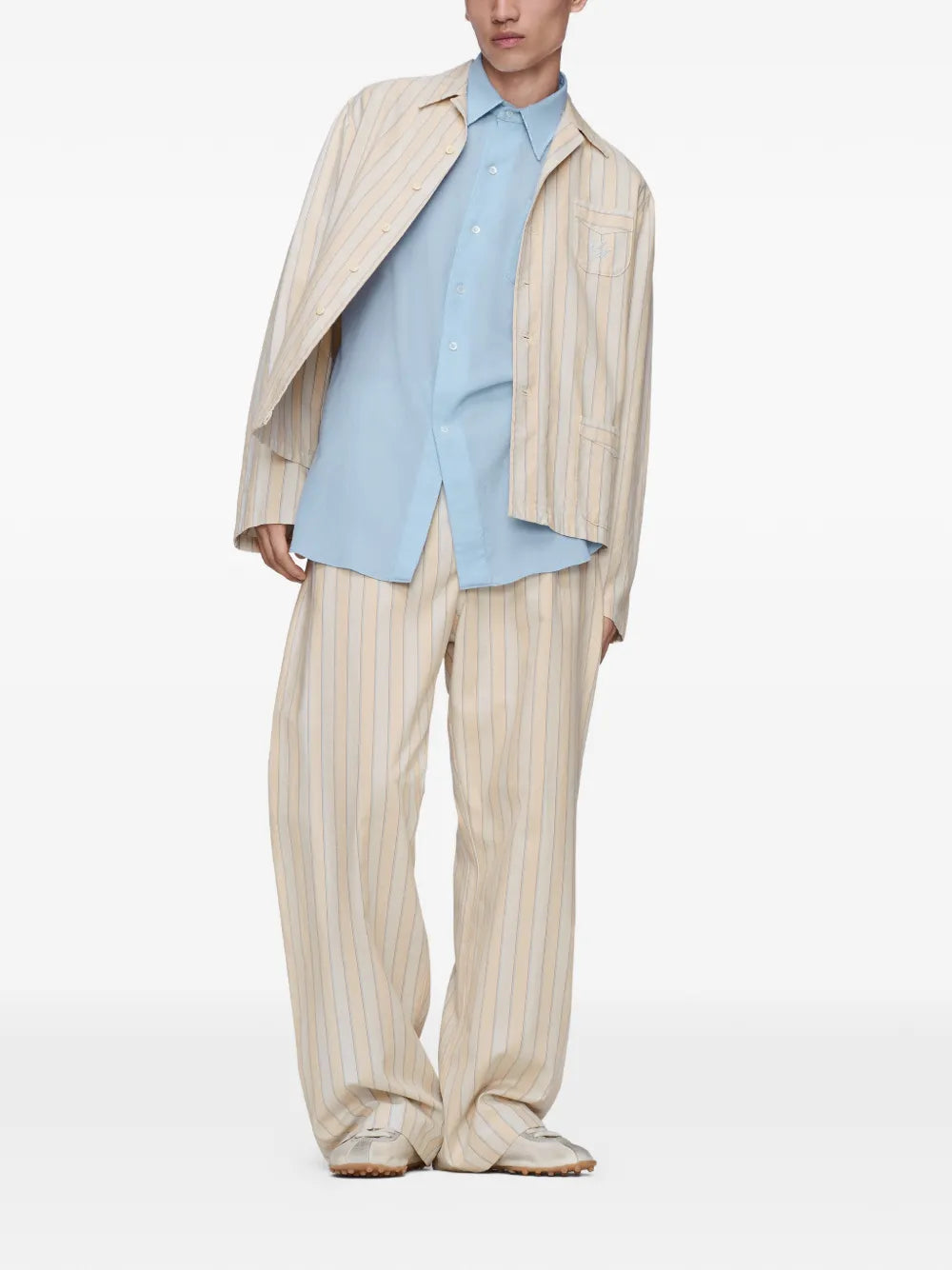 Maison Margiela camisa Vrgin - Azul - imagen 2
