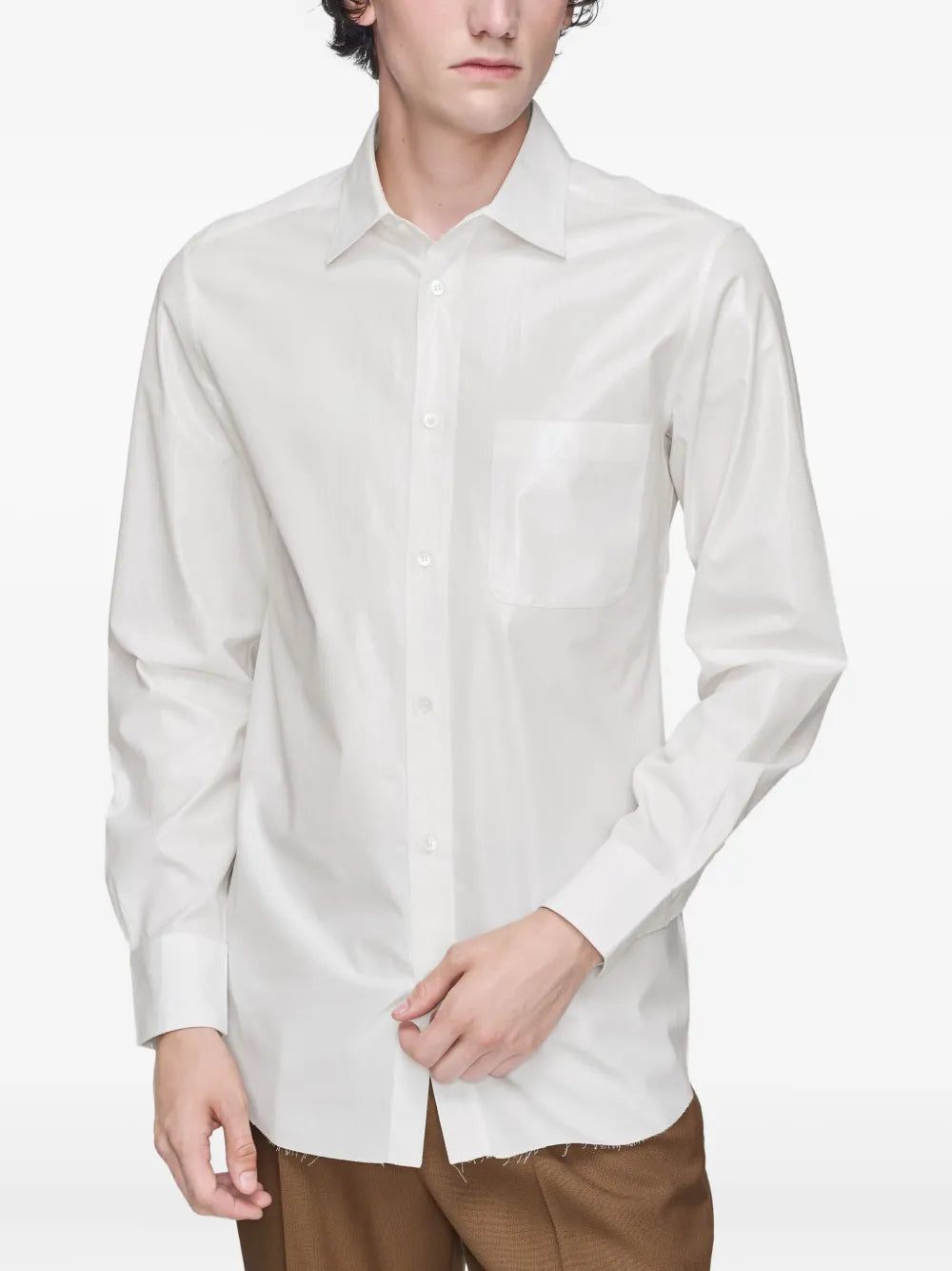 Maison Margiela camisa manga larga - Blanco - imagen 3