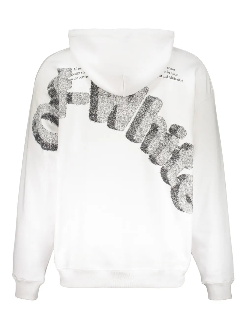 Off-White hoodie con cordones