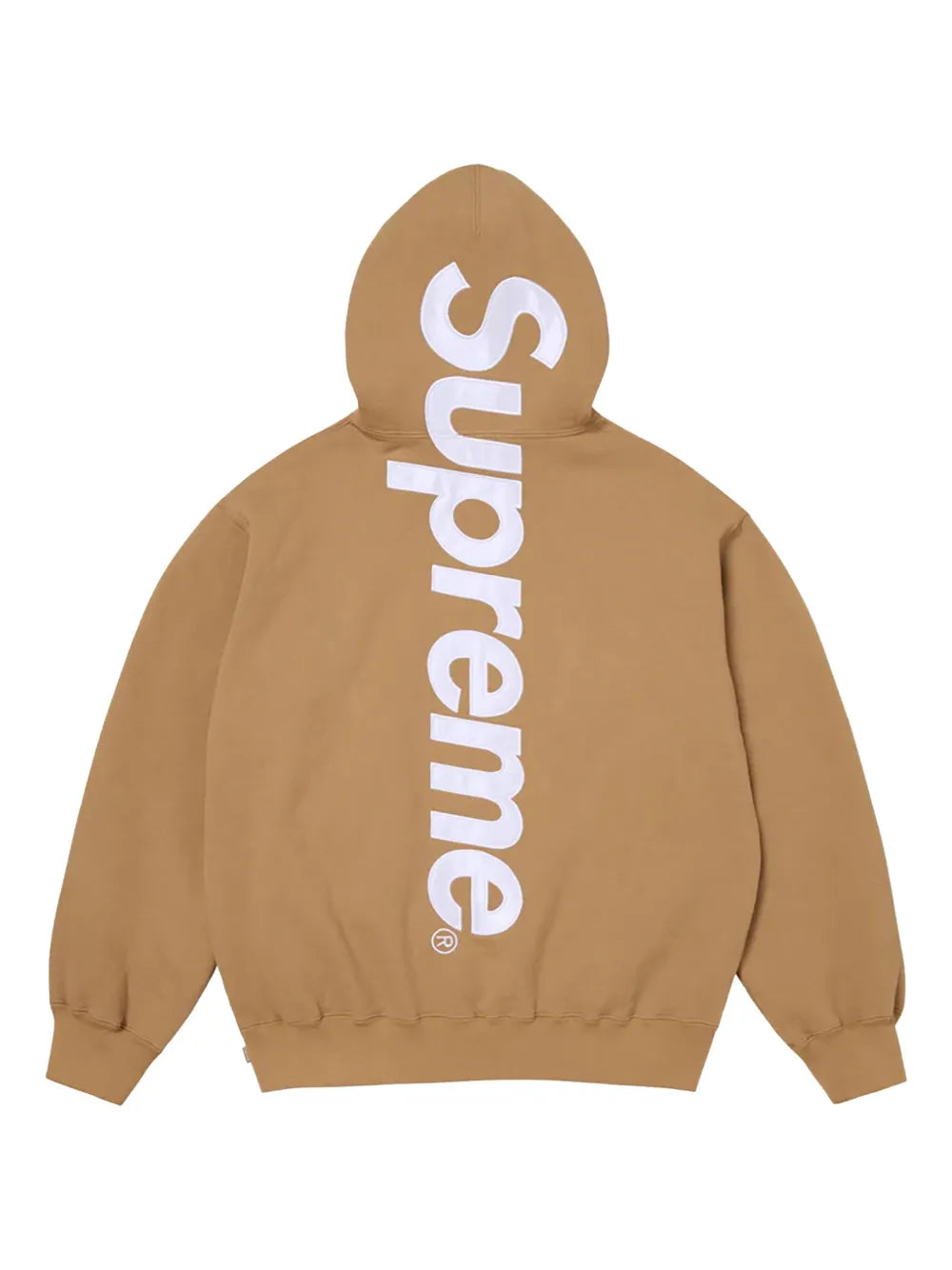 Supreme hoodie con aplique del logo - Marrón - imagen 2