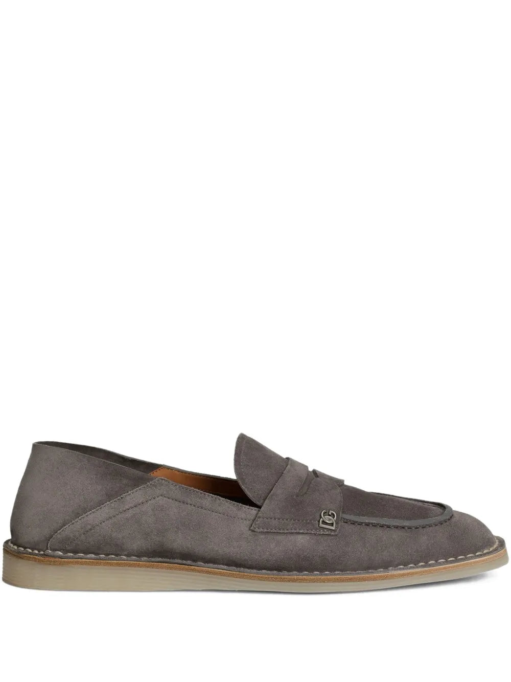 Dolce & Gabbana mocasines penny con placa del logo