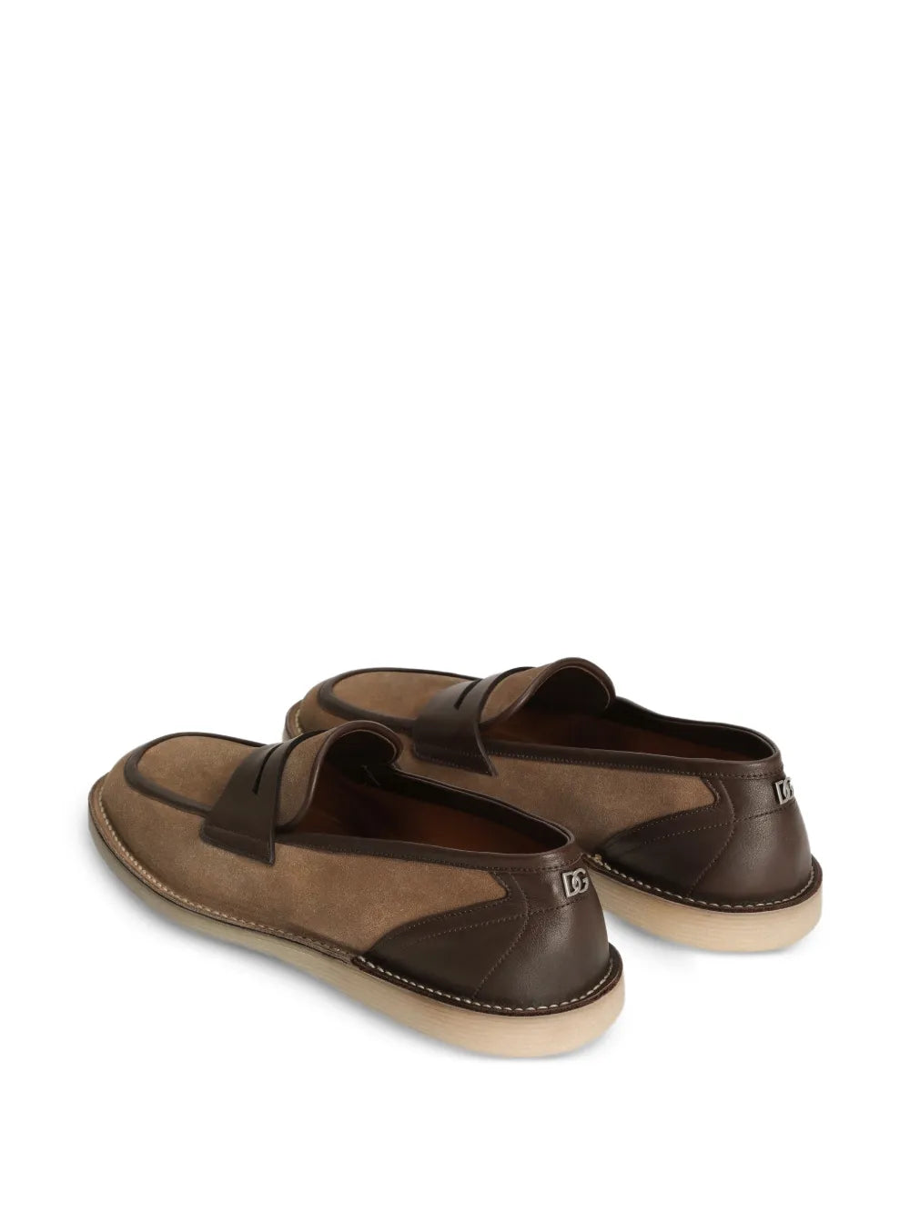 Dolce & Gabbana mocasines con placa del logo