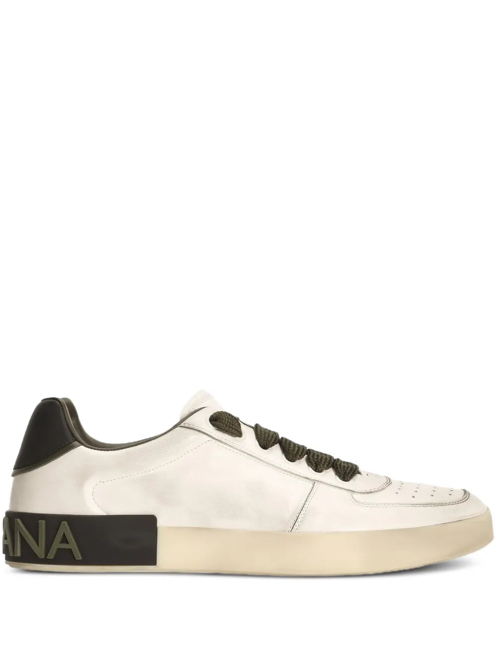 Dolce & Gabbana tenis con agujetas y perforaciones